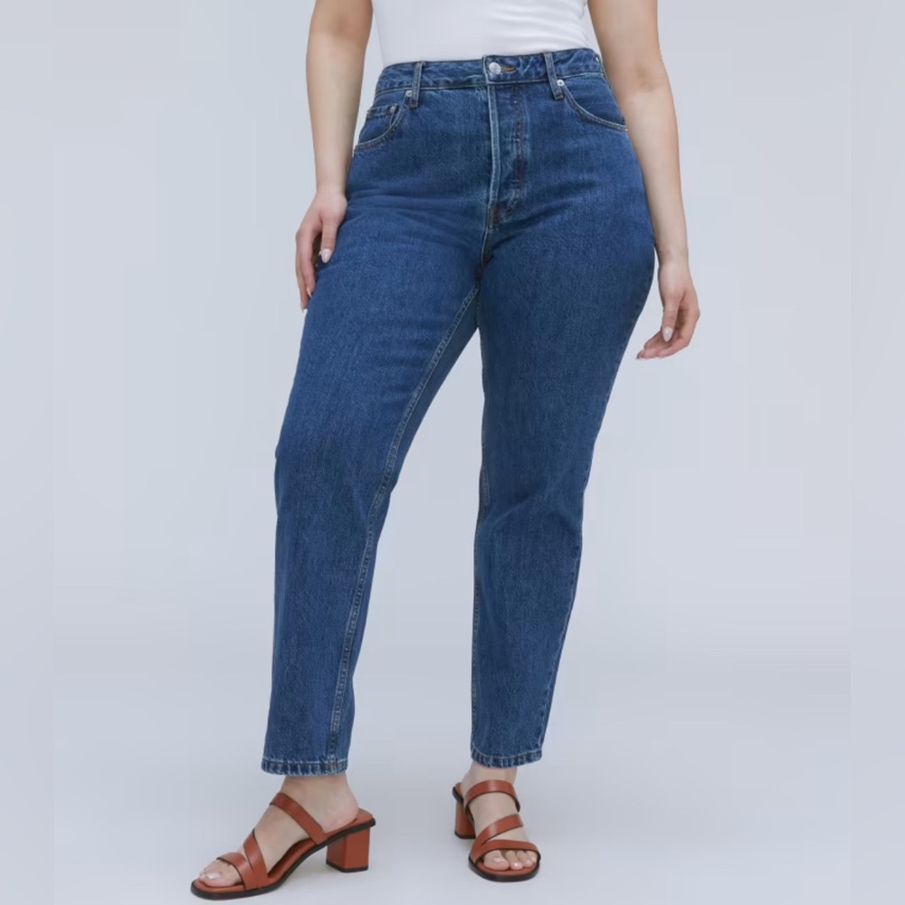 Everlane curvy 90s cheeky straight jeans NWT size 32 cropped